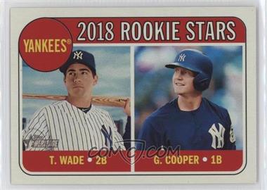 2018 Topps Heritage - [Base] #321 - Rookie Stars - Tyler Wade, Garrett Cooper