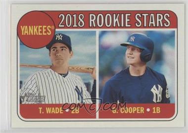 2018 Topps Heritage - [Base] #321 - Rookie Stars - Tyler Wade, Garrett Cooper