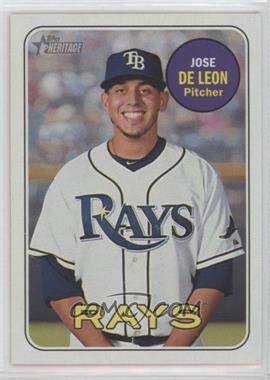 2018 Topps Heritage - [Base] #383 - Jose de Leon