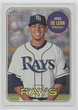 2018 Topps Heritage - [Base] #383 - Jose de Leon