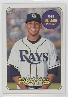 2018 Topps Heritage - [Base] #383 - Jose de Leon