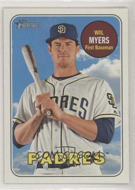 2018 Topps Heritage - [Base] #387 - Wil Myers [EX to NM]