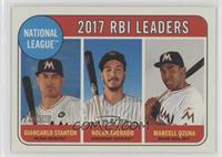 League Leaders - Nolan Arenado, Giancarlo Stanton, Marcell Ozuna