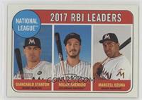 League Leaders - Nolan Arenado, Giancarlo Stanton, Marcell Ozuna