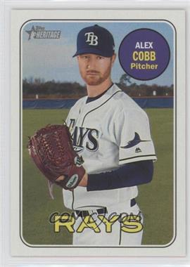 2018 Topps Heritage - [Base] #468 - High Number SP - Alex Cobb