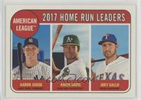 League Leaders - Aaron Judge, Joey Gallo, Khris Davis