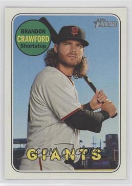 2018 Topps Heritage - [Base] #51 - Brandon Crawford