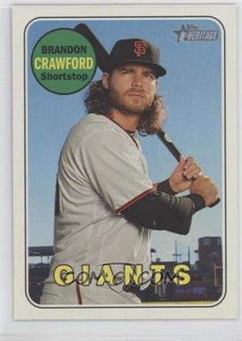 2018 Topps Heritage - [Base] #51 - Brandon Crawford