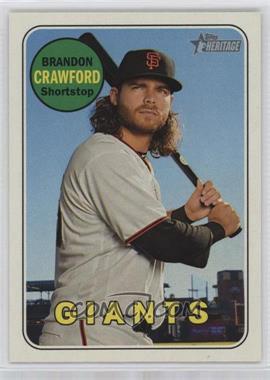 2018 Topps Heritage - [Base] #51 - Brandon Crawford