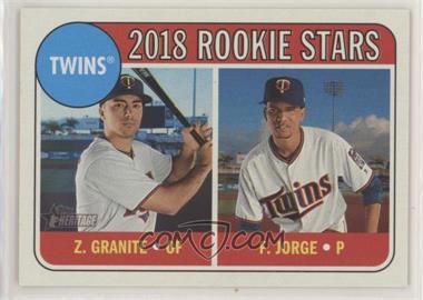 2018 Topps Heritage - [Base] #99 - Rookie Stars - Felix Jorge, Zack Granite