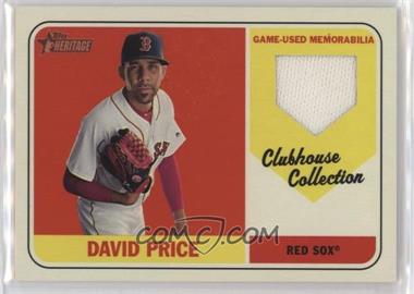 2018 Topps Heritage - Clubhouse Collection Relics #CCR-DP - David Price