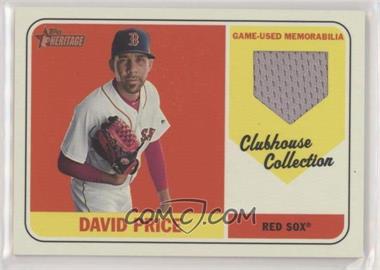 2018 Topps Heritage - Clubhouse Collection Relics #CCR-DP - David Price
