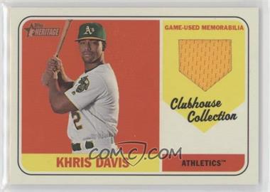 2018 Topps Heritage - Clubhouse Collection Relics #CCR-KD - Khris Davis