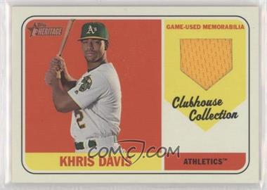 2018 Topps Heritage - Clubhouse Collection Relics #CCR-KD - Khris Davis