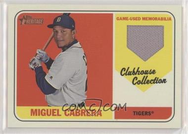 2018 Topps Heritage - Clubhouse Collection Relics #CCR-MC - Miguel Cabrera