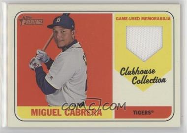 2018 Topps Heritage - Clubhouse Collection Relics #CCR-MC - Miguel Cabrera