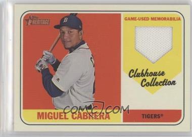 2018 Topps Heritage - Clubhouse Collection Relics #CCR-MC - Miguel Cabrera