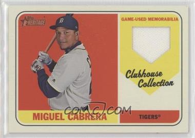 2018 Topps Heritage - Clubhouse Collection Relics #CCR-MC - Miguel Cabrera