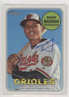 2018 Topps Heritage - Real One Autographs #ROA-MM - Manny Machado