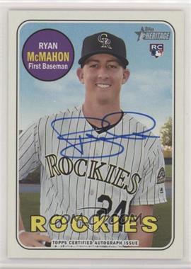 2018 Topps Heritage - Real One Autographs #ROA-RM - Ryan McMahon