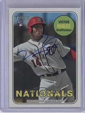 2018 Topps Heritage - Real One Autographs #ROA-VR - Victor Robles