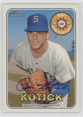 2018 topps heritage seattle pilots autograph spa rk ron kotick