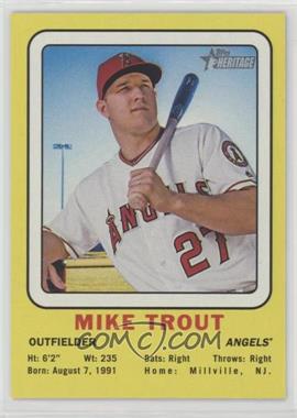 2018 Topps Heritage - Target 1969 Collector Cards #69CC-MT - Mike Trout