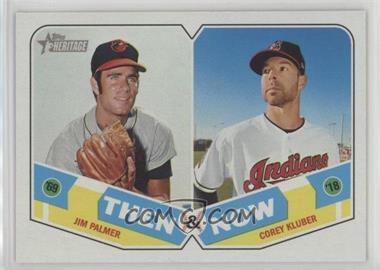 2018 Topps Heritage - Then and Now #TN-12 - Jim Palmer, Corey Kluber