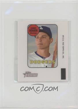 2018 Topps Heritage High Number - 1969 Topps Decals #69TD-CS - Corey Seager