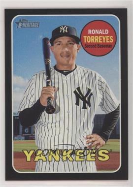 2018 Topps Heritage High Number - [Base] - Black Border #642 - Ronald Torreyes /50