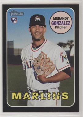 2018 Topps Heritage High Number - [Base] - Black Border #698 - Merandy Gonzalez /50