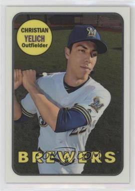 2018 Topps Heritage High Number - [Base] - Chrome #THC-720 - Christian Yelich /999