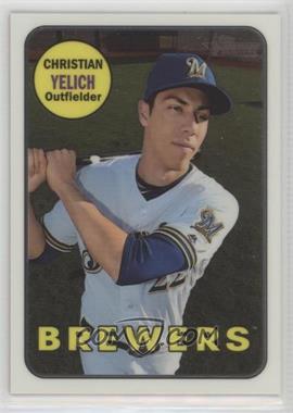 2018 Topps Heritage High Number - [Base] - Chrome #THC-720 - Christian Yelich /999