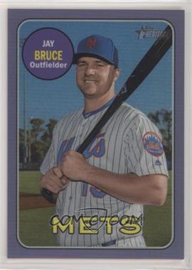 2018 Topps Heritage High Number - [Base] - Hot Box Chrome Purple Refractor #THC-703 - Jay Bruce