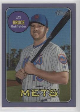 2018 Topps Heritage High Number - [Base] - Hot Box Chrome Purple Refractor #THC-703 - Jay Bruce