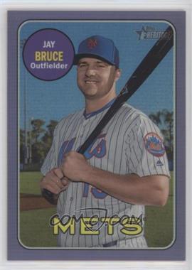 2018 Topps Heritage High Number - [Base] - Hot Box Chrome Purple Refractor #THC-703 - Jay Bruce