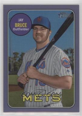 2018 Topps Heritage High Number - [Base] - Hot Box Chrome Purple Refractor #THC-703 - Jay Bruce