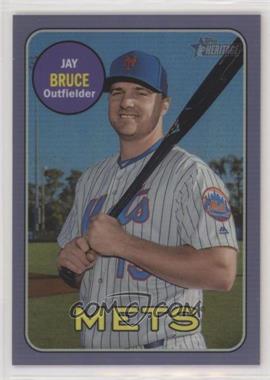 2018 Topps Heritage High Number - [Base] - Hot Box Chrome Purple Refractor #THC-703 - Jay Bruce