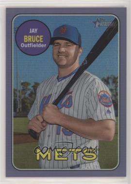 2018 Topps Heritage High Number - [Base] - Hot Box Chrome Purple Refractor #THC-703 - Jay Bruce