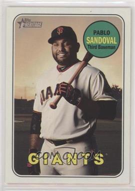 2018 Topps Heritage High Number - [Base] #510.1 - Pablo Sandoval