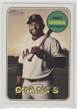 2018 Topps Heritage High Number - [Base] #510.1 - Pablo Sandoval