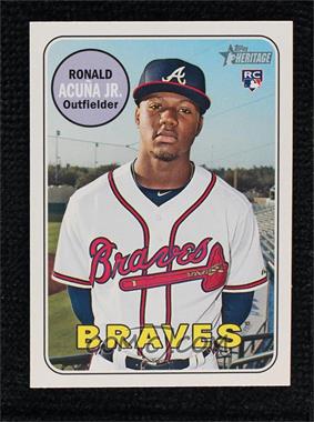 2018 Topps Heritage High Number - [Base] #580.1 - Ronald Acuña Jr.