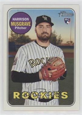 2018 Topps Heritage High Number - [Base] #594 - Harrison Musgrave