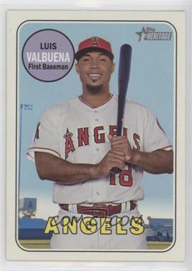 2018 Topps Heritage High Number - [Base] #597 - Luis Valbuena