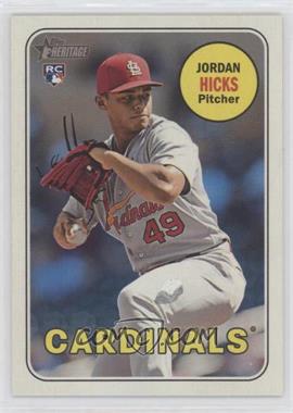 2018 Topps Heritage High Number - [Base] #620.2 - SP - Action Image Variation - Jordan Hicks