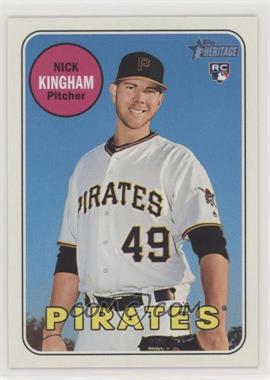 2018 Topps Heritage High Number - [Base] #651 - Nick Kingham