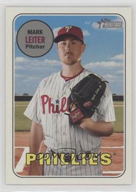 2018 Topps Heritage High Number - [Base] #686 - Mark Leiter