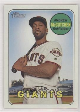 2018 Topps Heritage High Number - [Base] #705.1 - High Number SP - Short Print - Andrew McCutchen