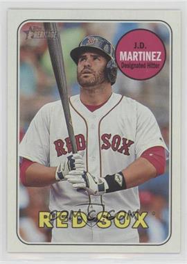 2018 Topps Heritage High Number - [Base] #710.1 - High Number SP - J.D. Martinez