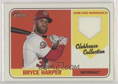 2018 Topps Heritage High Number - Clubhouse Collection Relics #CCR-BH - Bryce Harper